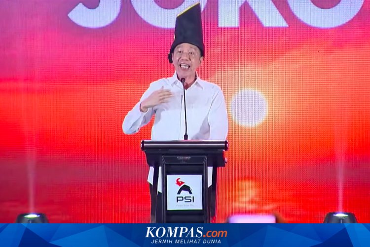 Jokowi Berteriak: Saya akan Kerja Mati-matian untuk PSI!