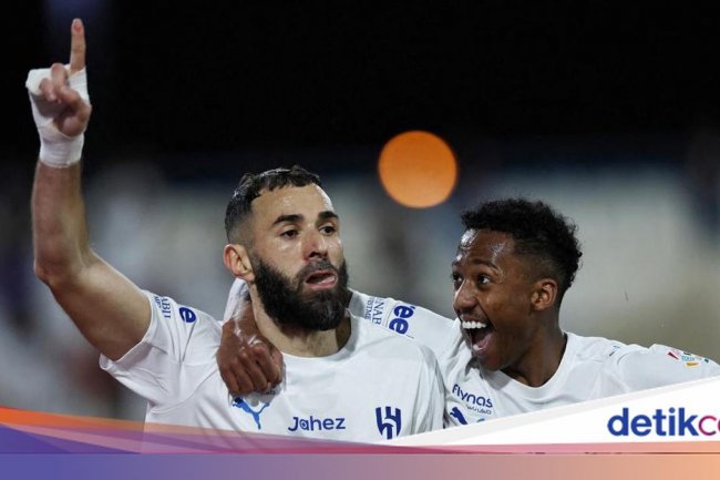 Debut Sensasional Benzema di Al Hilal: Hat-trick, Man of the Match