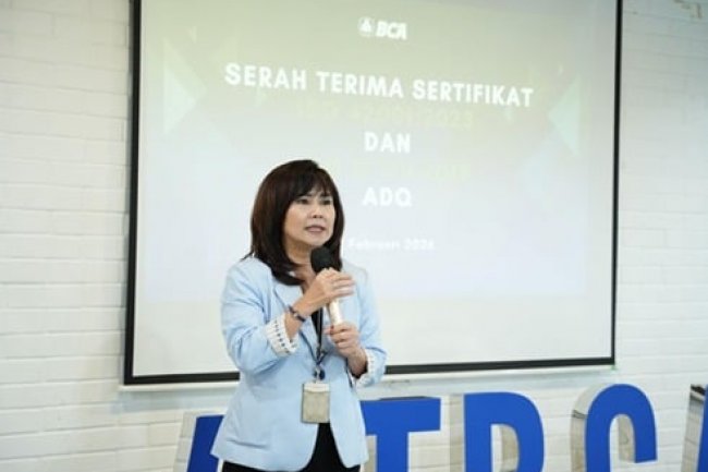 BCA Raih Sertifikasi Internasional Privasi Data dan AI