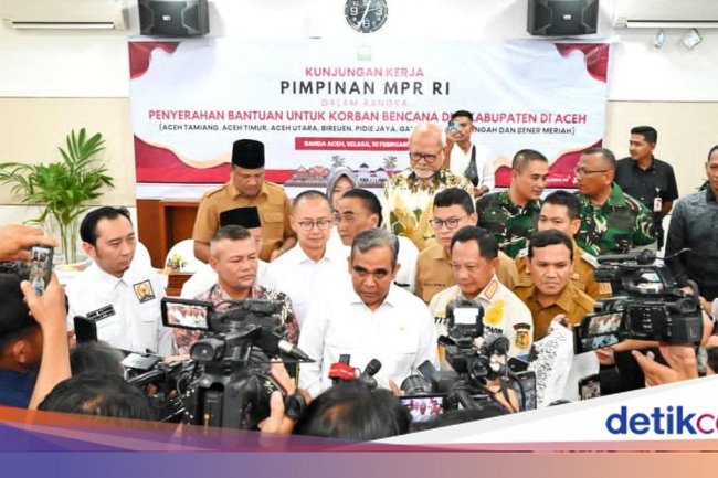 Pimpinan MPR RI Tegaskan Negara Hadir untuk Pemulihan Aceh Pascabencana