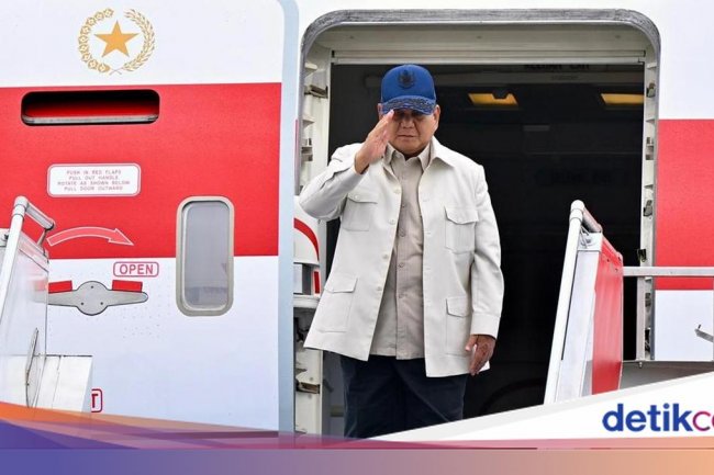 Prabowo Terbang ke AS Didampingi Bahlil-Teddy, Bakal Ketemu Trump
