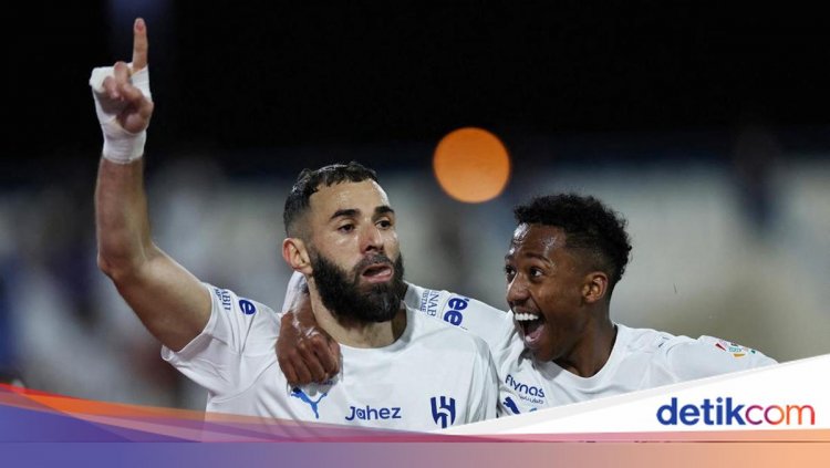 Debut Sensasional Benzema di Al Hilal: Hat-trick, Man of the Match
