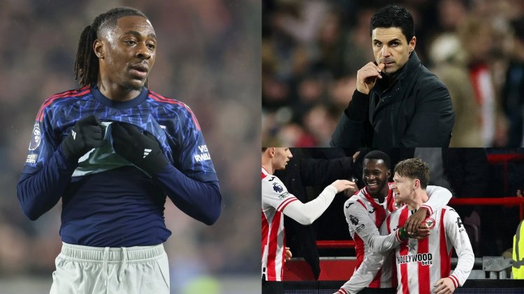 Penilaian pemain Arsenal vs Brentford: Eberechi Eze kembali tampil buruk saat The Gunners kehilangan poin penting dalam persaingan gelar Premier League, meskipun Noni Madueke mencetak gol sundulan yang bagus
