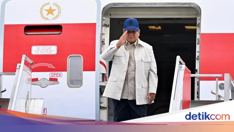 Prabowo Terbang ke AS Didampingi Bahlil-Teddy, Bakal Ketemu Trump